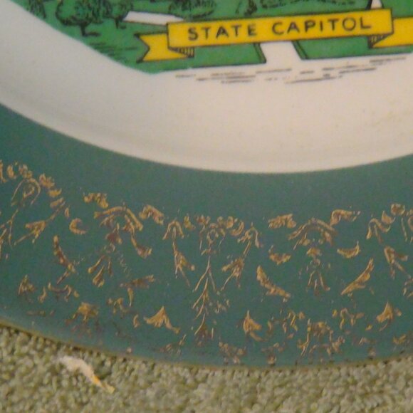 Idaho State Plate Gem Of Mountains Vintage 1956 Souvenir Homer Laughlin B 56 N 8 - Picture 10 of 14